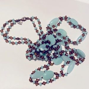 Vintage cookie lee signed necklace